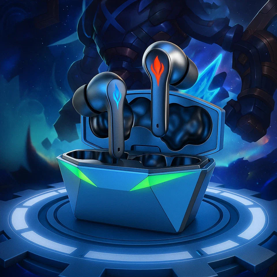 KW-01 Bluetooth Headset – Wireless Gaming Earbuds with Bluetooth 5.1 and Stereo Sound