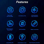 KW-01 Bluetooth Headset – Wireless Gaming Earbuds with Bluetooth 5.1 and Stereo Sound