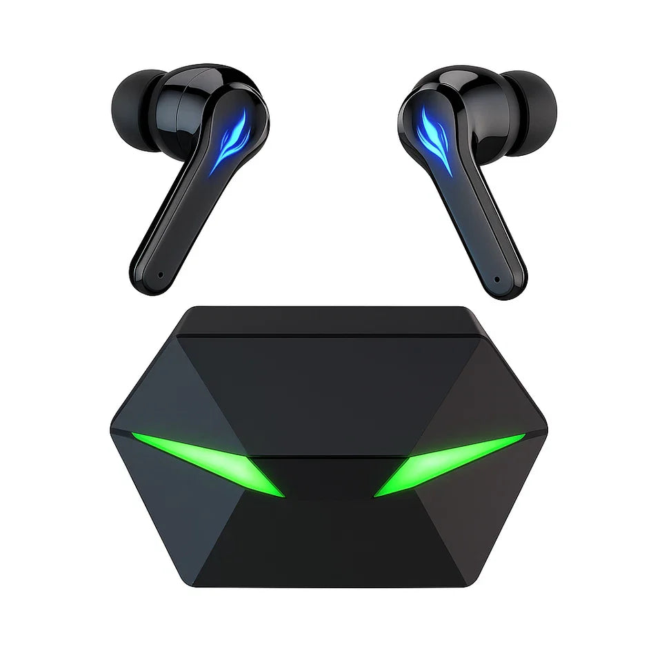 KW-01 Bluetooth Headset – Wireless Gaming Earbuds with Bluetooth 5.1 and Stereo Sound