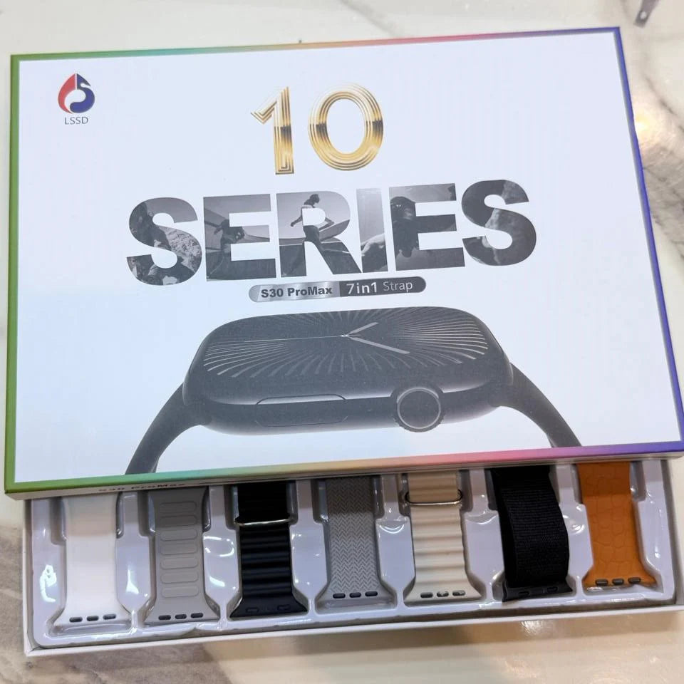 S30 Pro Max Series 10 Smartwatch | 7-in-1 Combo